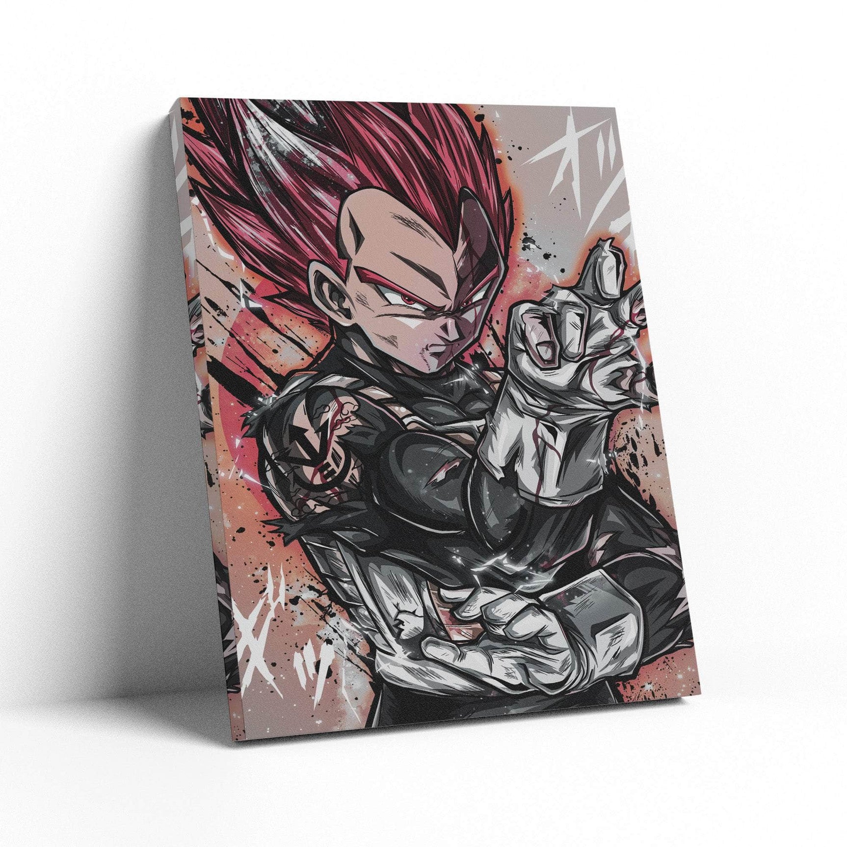Red God Vegeta Warm Wall Art