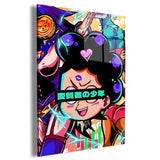 QR Pervy Boy NFT 23 Purple Balls Edition Wall Art