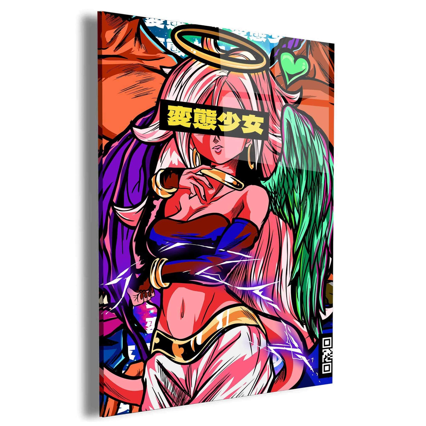 QR Pervy Girl NFT 32 21 Perv Edition Wall Art