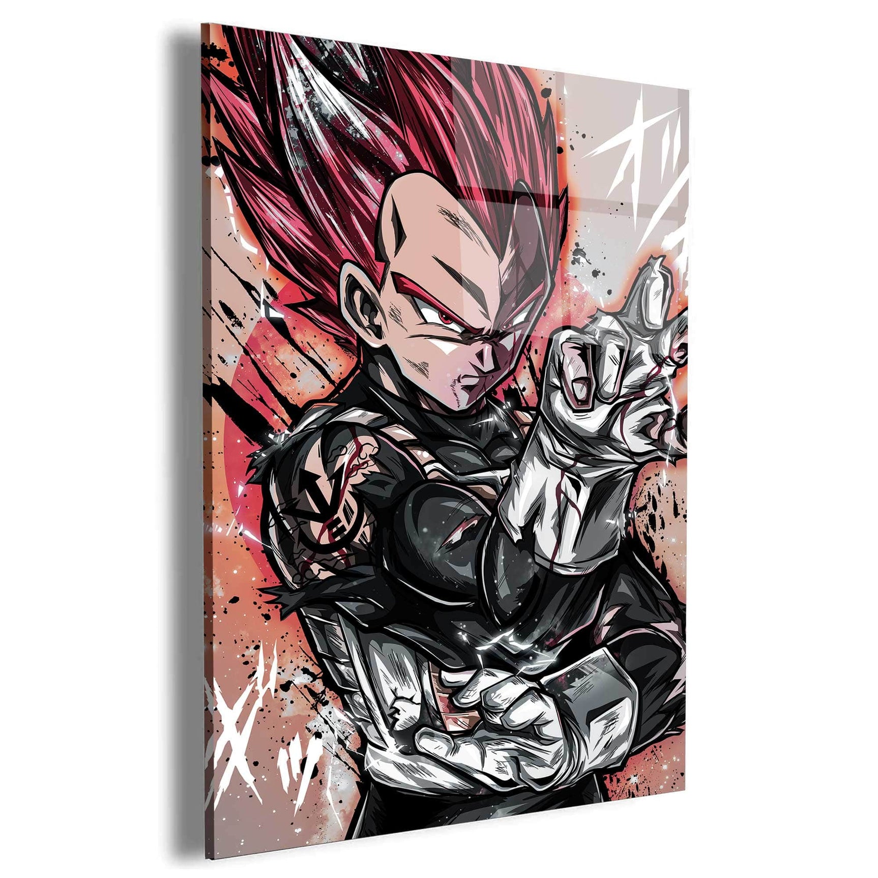 Red God Vegeta Warm Wall Art