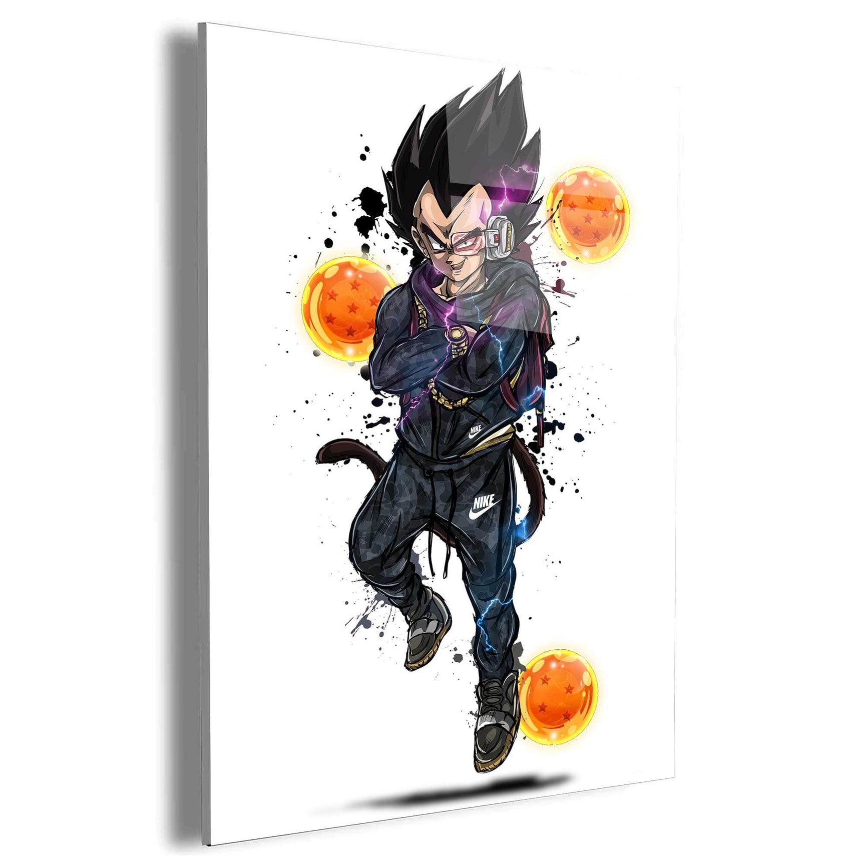 Vegeta Nike Tech Wall Art
