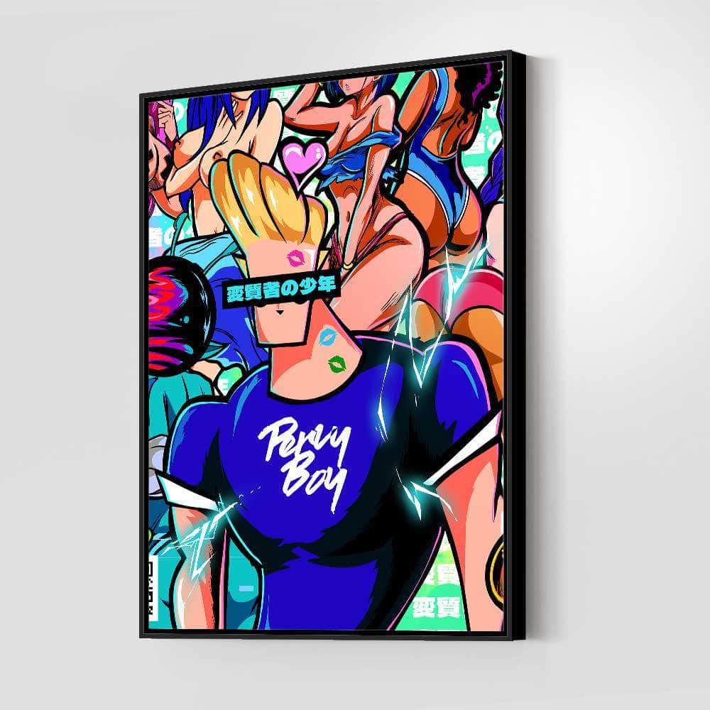 QR Pervy Boy NFT 17 Bravo Edition 3 Wall Art