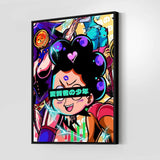 QR Pervy Boy NFT 23 Purple Balls Edition Wall Art