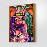 QR Pervy Girl NFT 32 21 Perv Edition Wall Art
