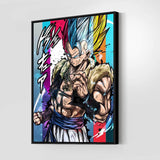 Gogeta All Forms Wall Art