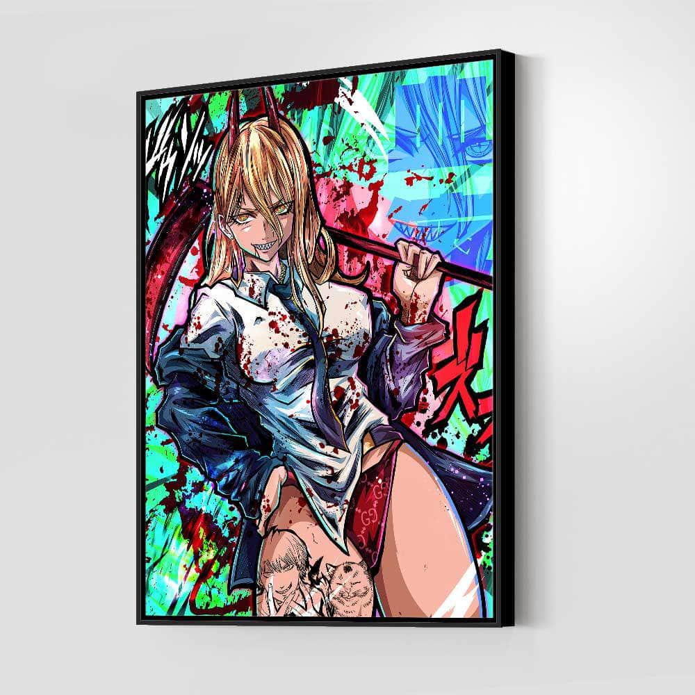 Power Chainsaw Man Wall Art