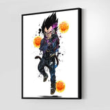 Vegeta Nike Tech Wall Art