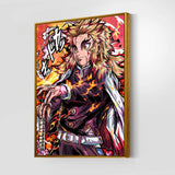 Rengoku Wall Art