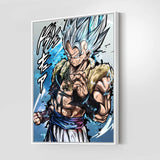 Gogeta Mastered Wall Art