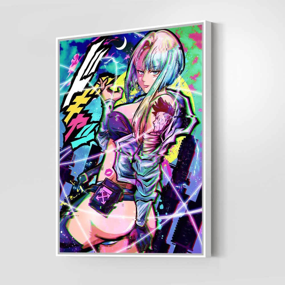 Lucy Cyber Punk Wall Art