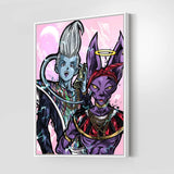 Berrus X Whis Wall Art