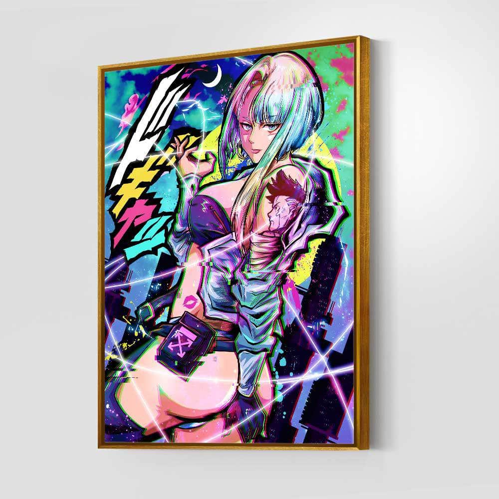 Lucy Cyber Punk Wall Art