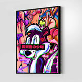 QR Pervy Boy NFT 08 Pepe Edition Wall Art