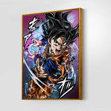 Ultra Instinct Goku Wall Art