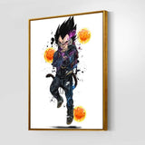 Vegeta Nike Tech Wall Art