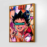 QR Pervy Boy NFT 10 Brock Edition  Wall Art