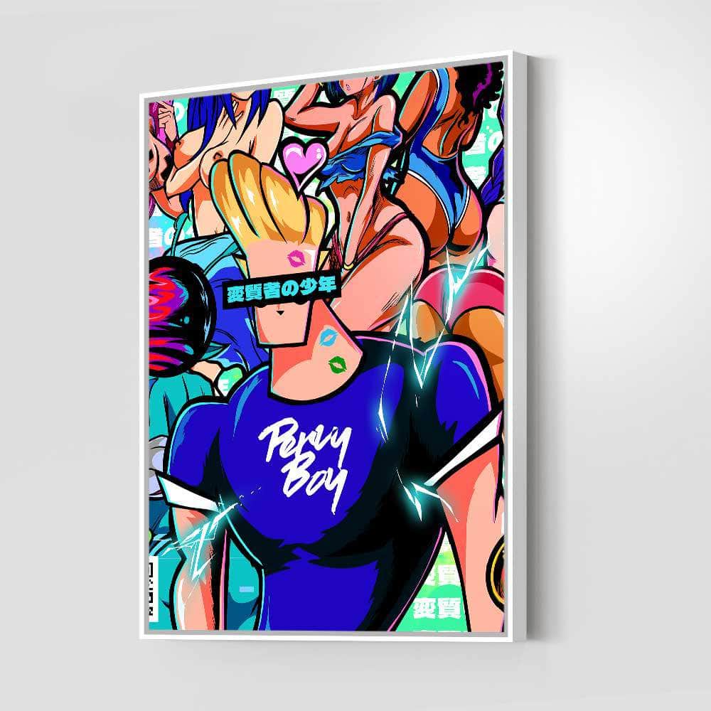 QR Pervy Boy NFT 17 Bravo Edition 3 Wall Art