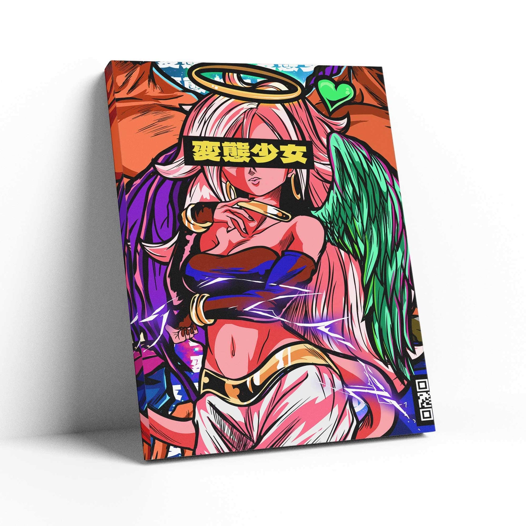 QR Pervy Girl NFT 32 21 Perv Edition Wall Art