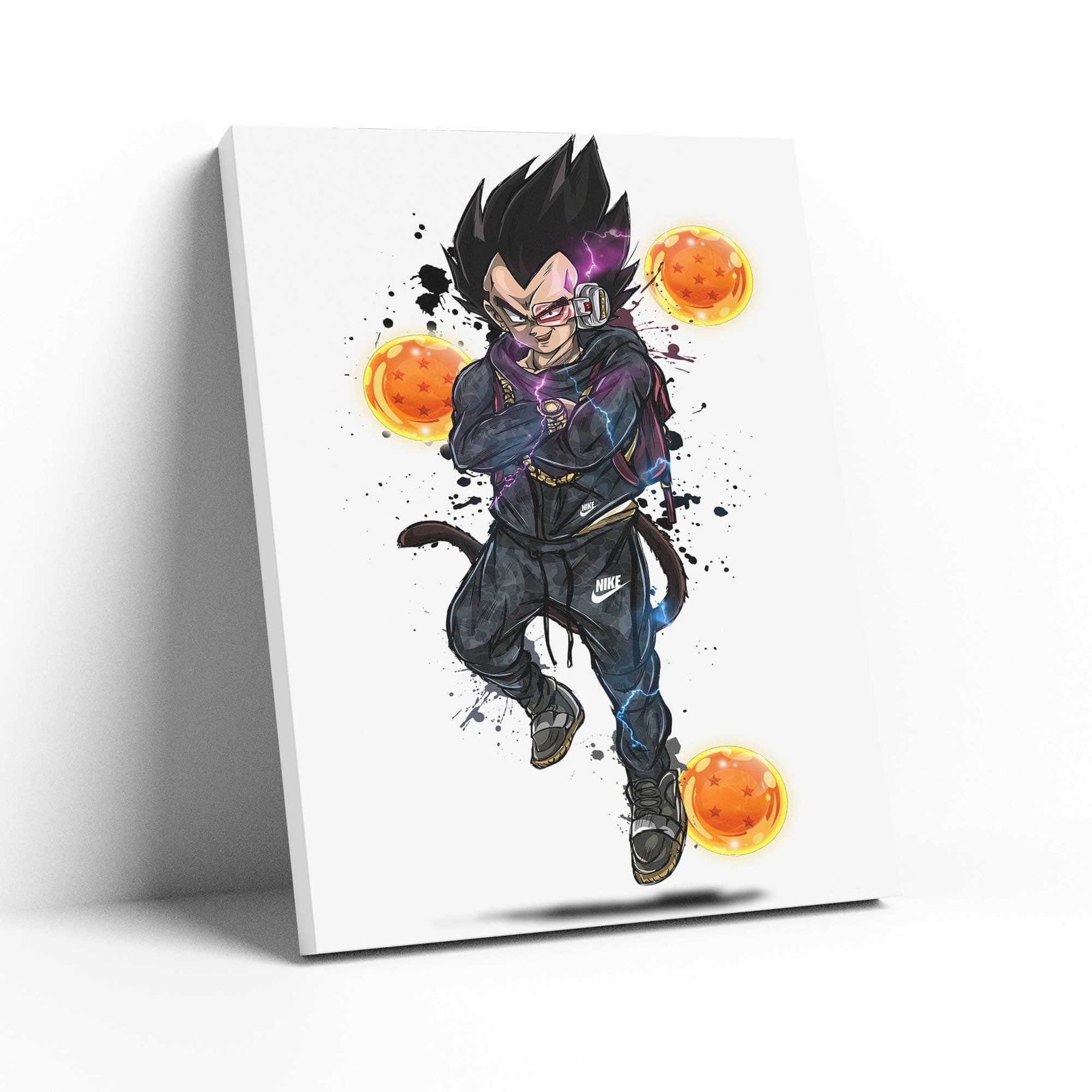 Vegeta Nike Tech Wall Art