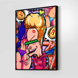 QR Pervy Boy NFT 13 BNB Edition Wall Art