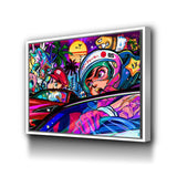 Super Miami Speed Race Wall Art