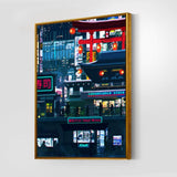 Cyberpunk Downtown Wall Art