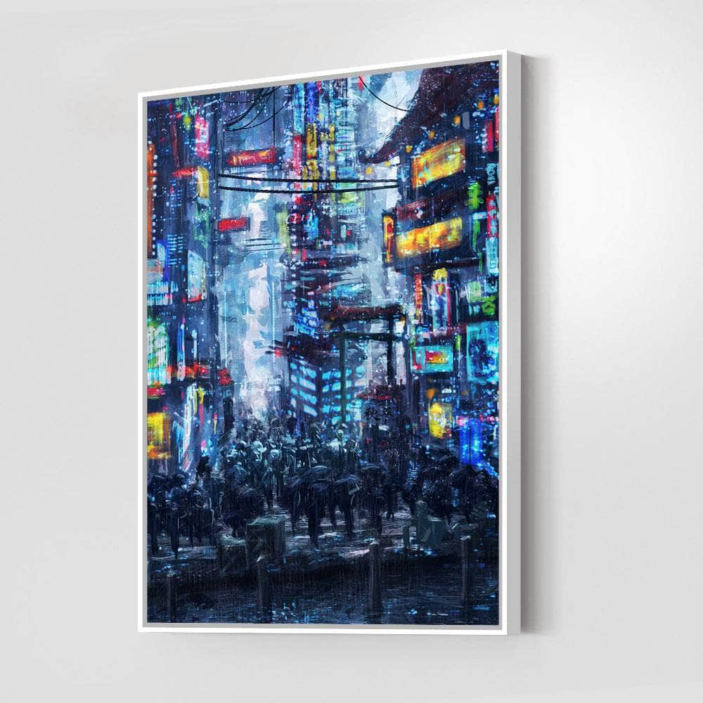 Cyberpunk City Wall Art