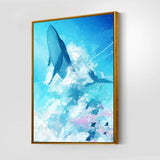 Sky Whale Wall Art