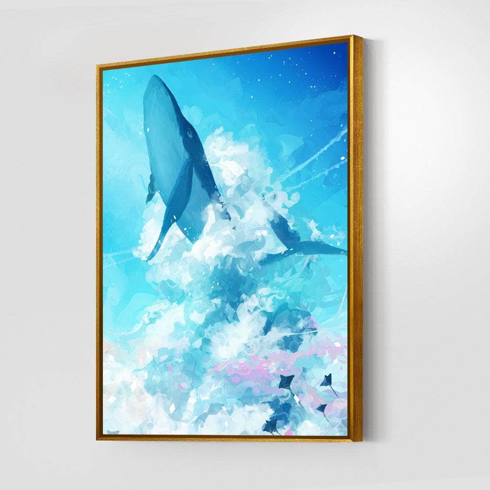 Sky Whale Wall Art