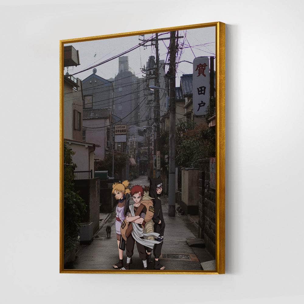 Three Sand Ninjas Wall Art