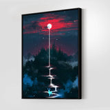 Lunar Dripping Wall Art