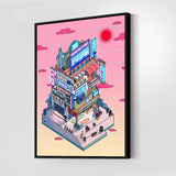Corner Store Evening Wall Art