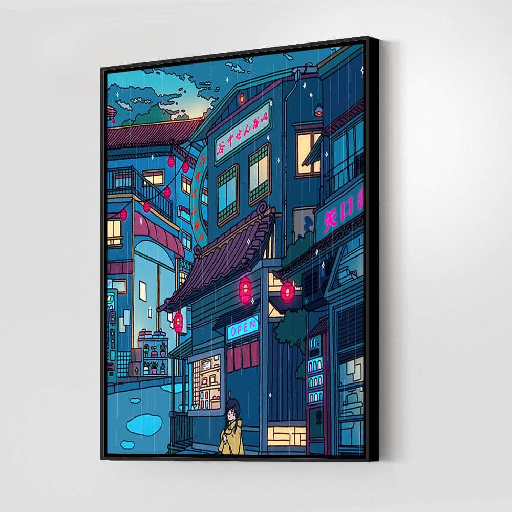 Rainy Day Encounter Wall Art