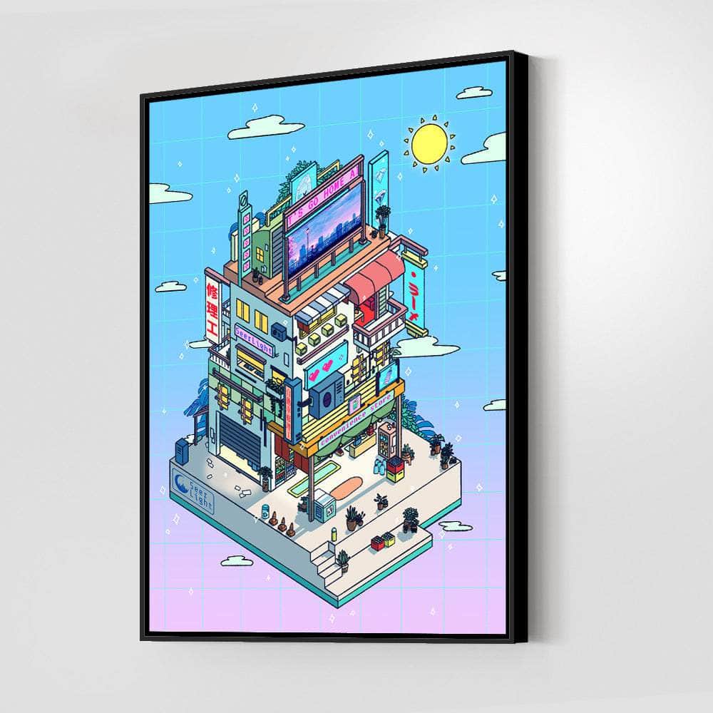 Corner Store Day Wall Art