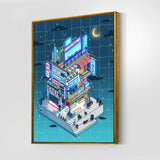 Corner Store Night Wall Art