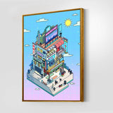 Corner Store Day Wall Art