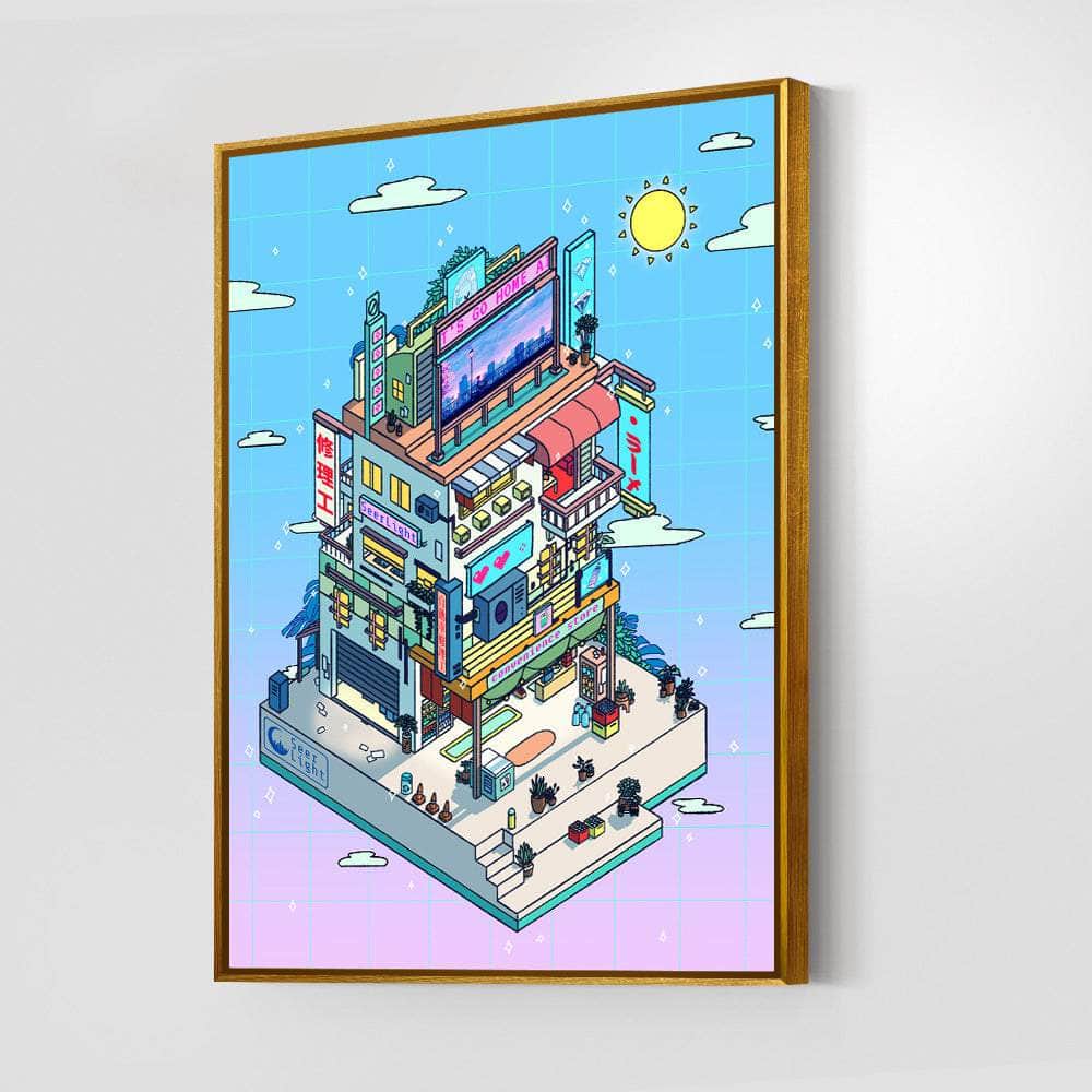 Corner Store Day Wall Art