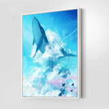 Sky Whale Wall Art