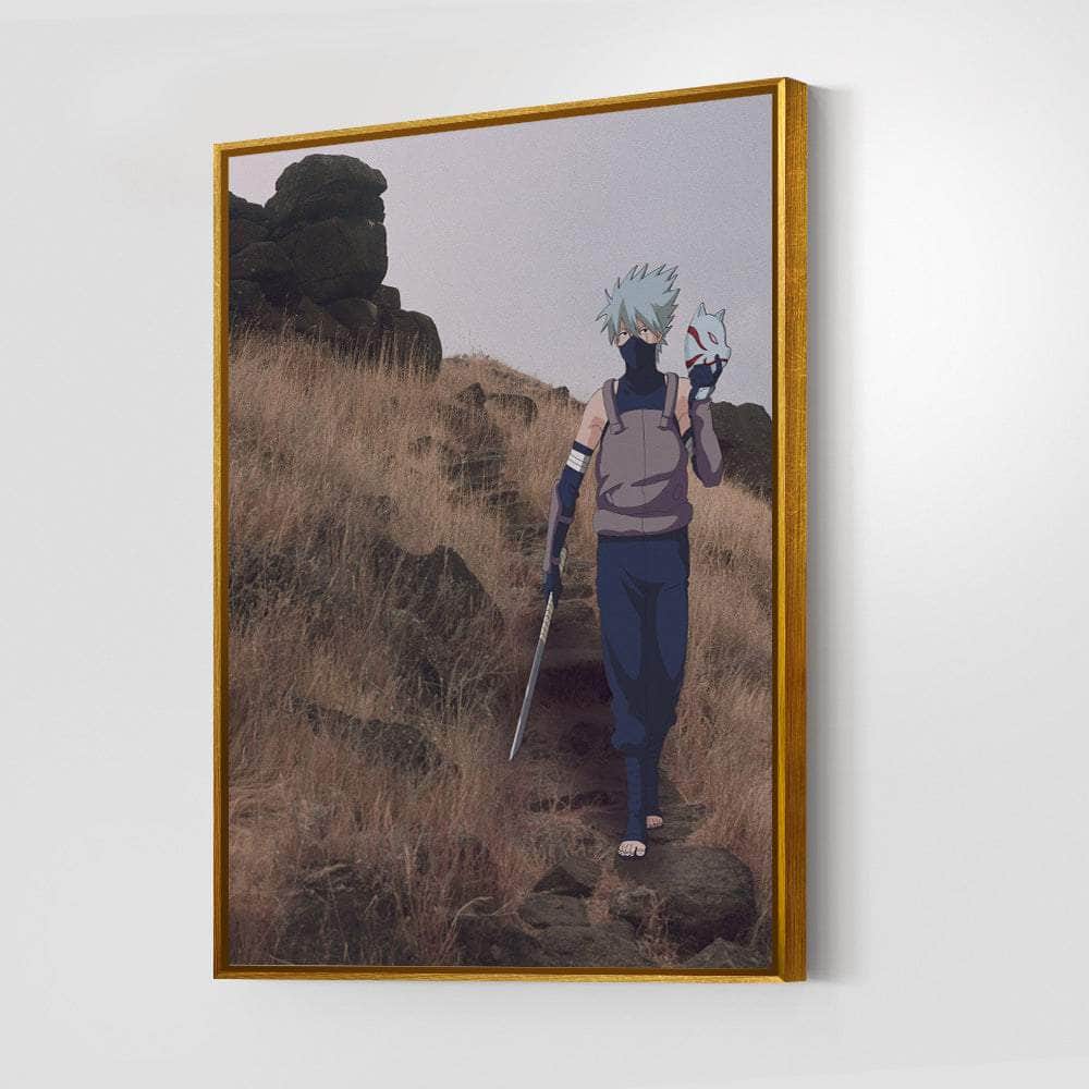 Kakashi Lone Walk Wall Art