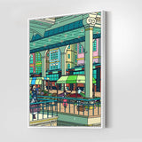Bus Market Wall Art