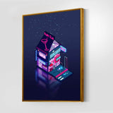 Cyberpunk Peach Drink Wall Art