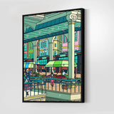 Bus Market Wall Art