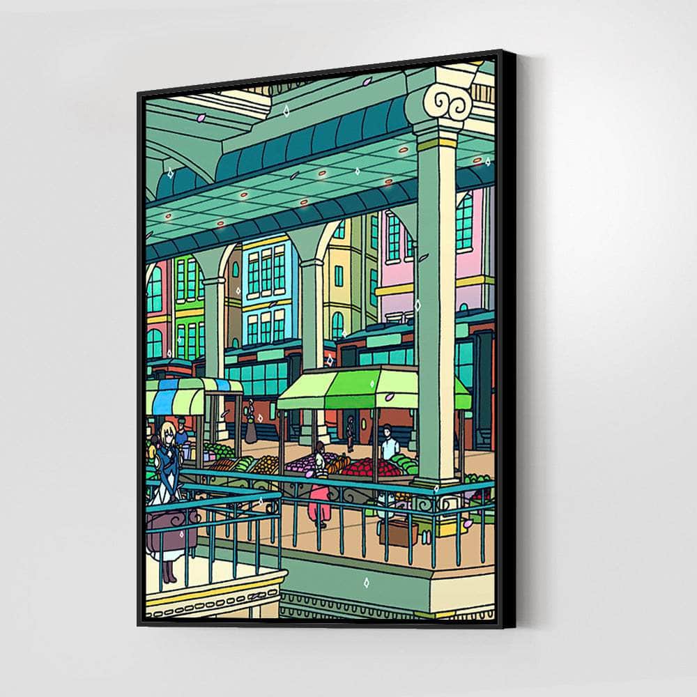 Bus Market Wall Art