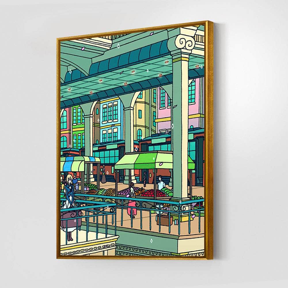 Bus Market Wall Art