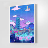 Lavender Town Wall Art