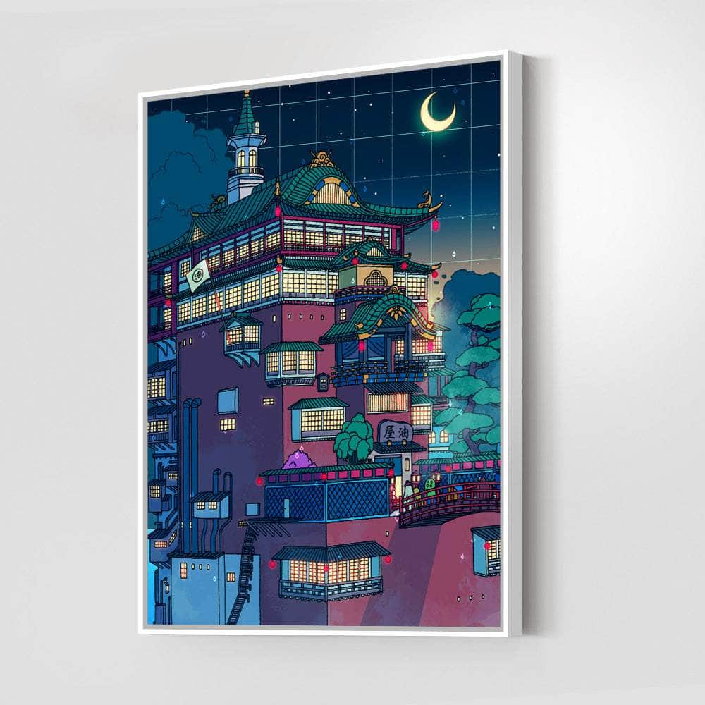 Bathhouse Night Wall Art