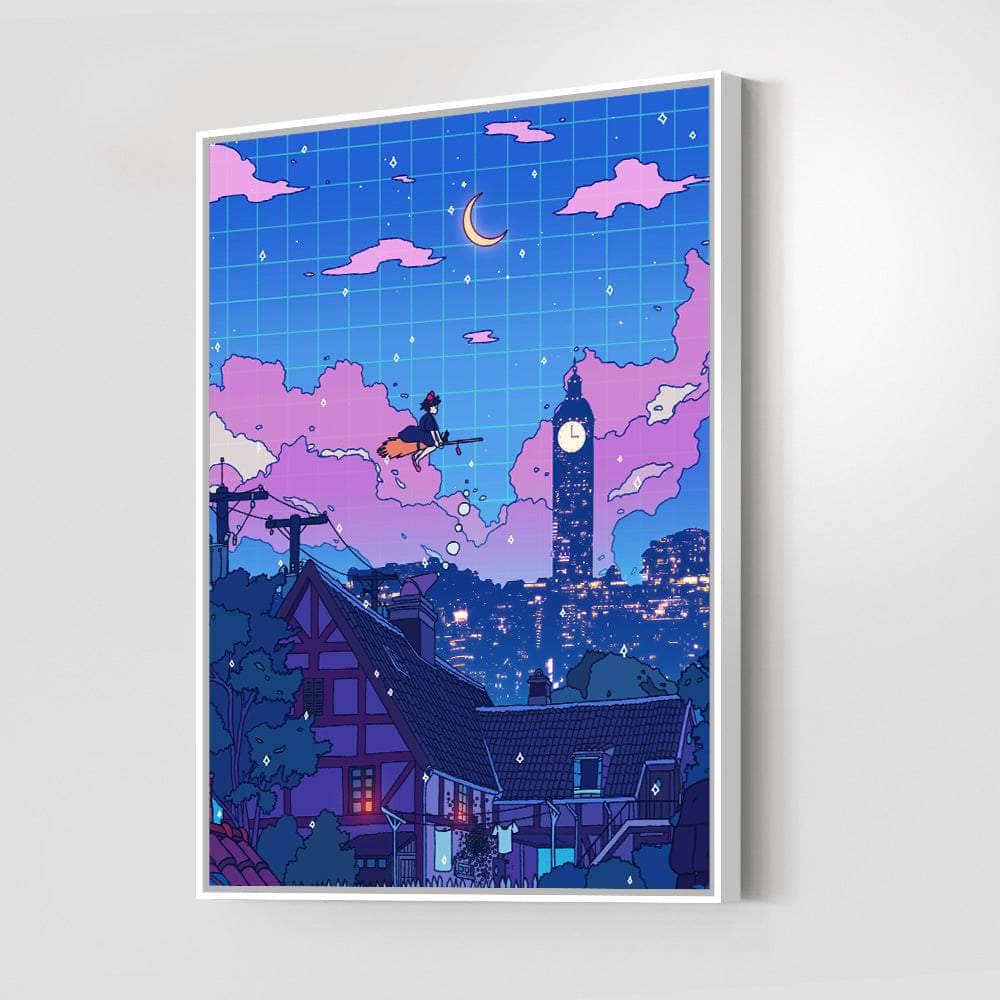 Kiki's Night Flight Wall Art